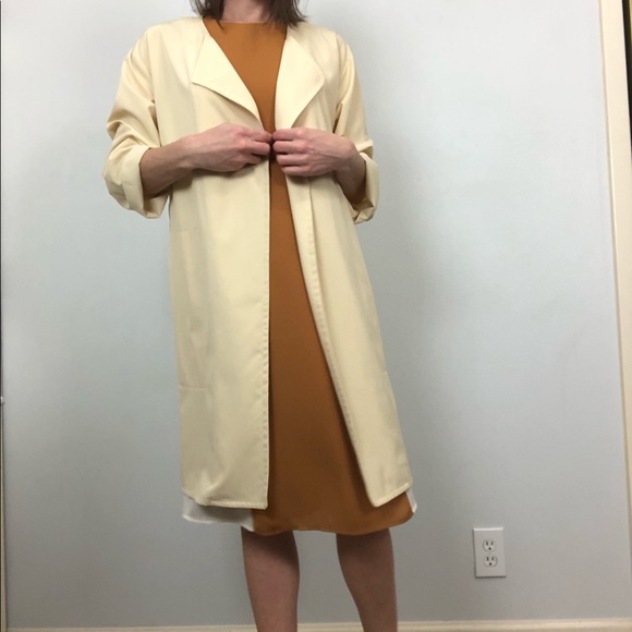 Prologue Open Front Belted Lightweight Trench Coat - Picture 12 of 16